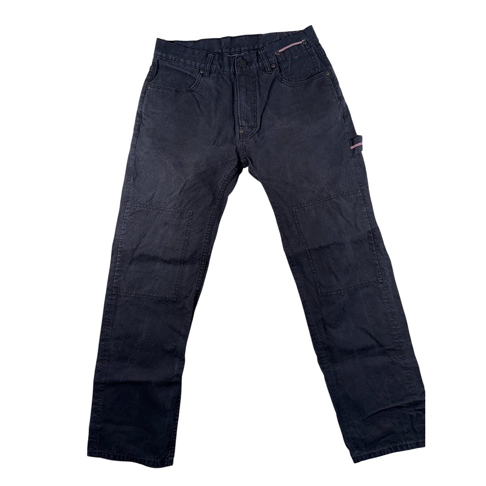 The Hundreds‎ Carpenter Jeans Mens 32 Black Denim 100% Cotton Utility Workwear